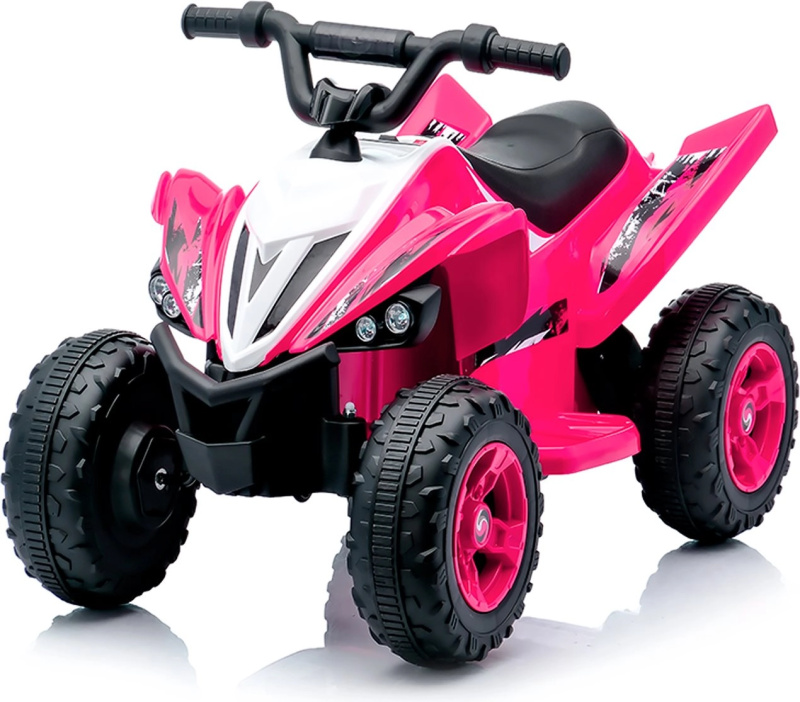 Chipolino elektrická čtyřkolka atv kids rider růžová