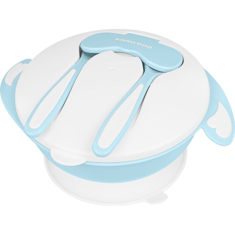 Kikkaboo Baby Bowl 4 in 1 miska 4 v 1 6 m+ Blue 1 ks
