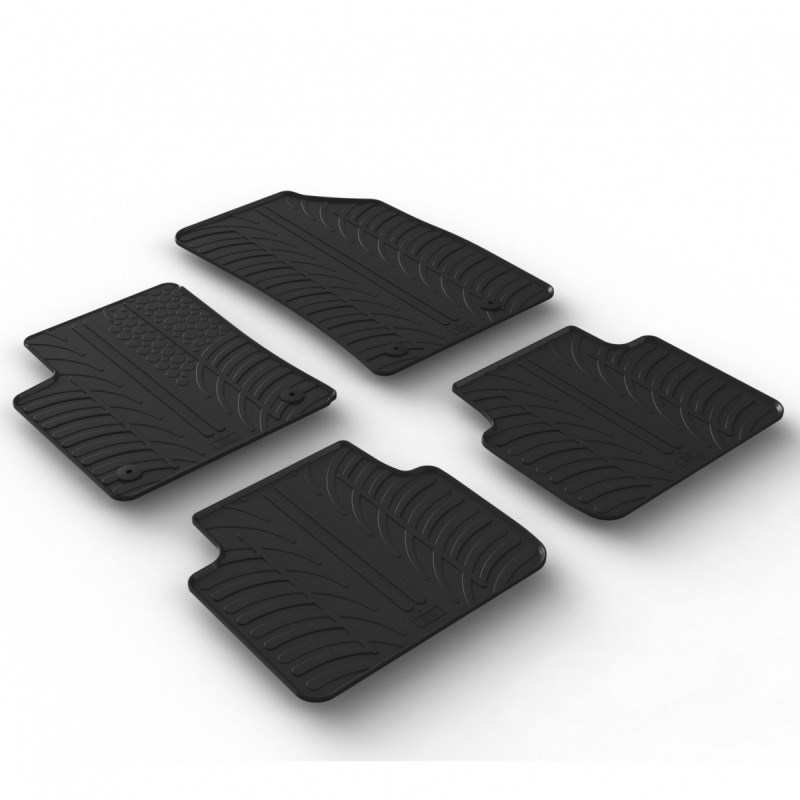 Gumové autokoberce Opel Crossland X 2021-2024 (po faceliftu)