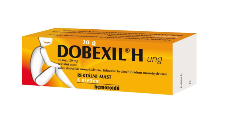 DOBEXIL H UNG 40MG/20MG Rektální  mast 1X20G