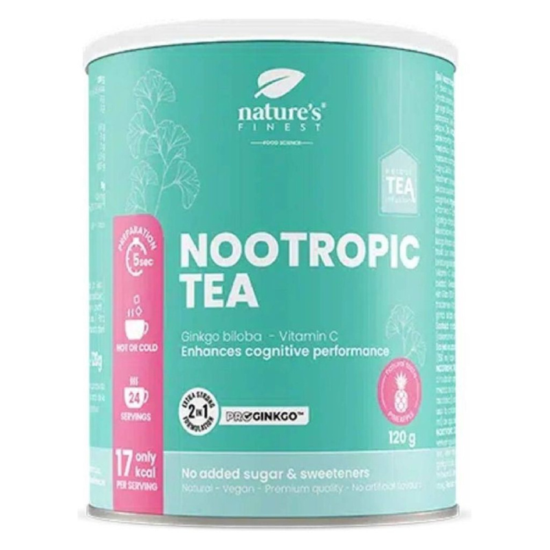 NutrisSlim Nootropic Tea, Podpora duševního výkonu, 120 g