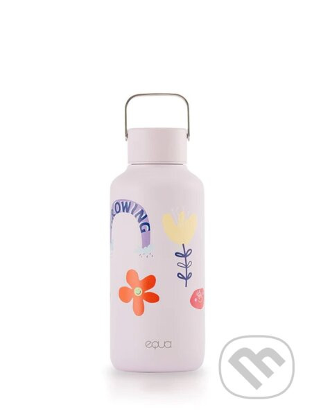 Equa Timeless nerezová láhev na vodu malá barva Flower Power 600 ml