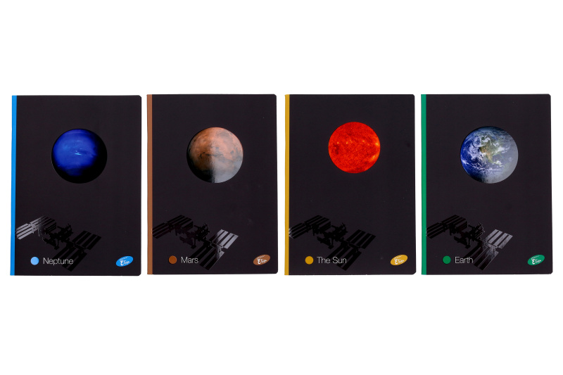 Elisa D00574 poznámkový sešit Planety A5