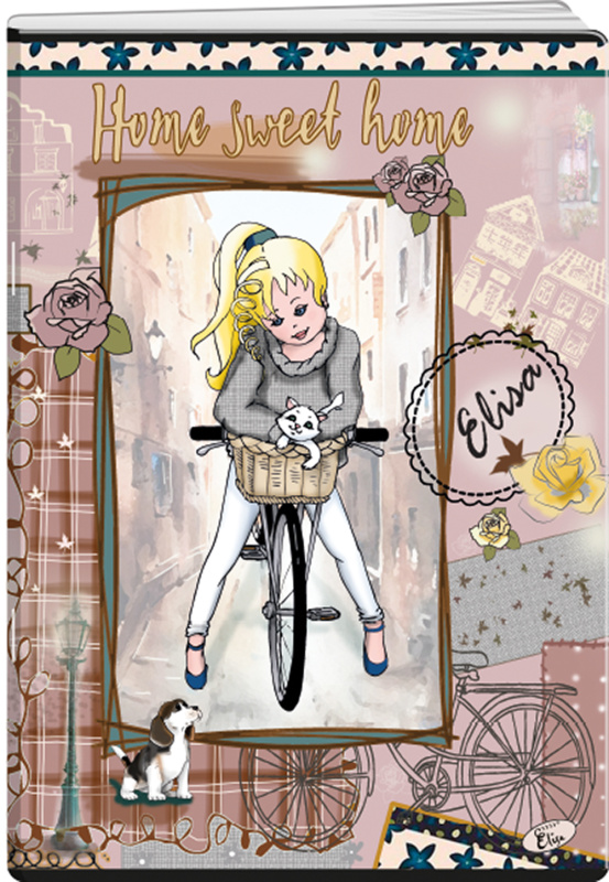 Designový sešit A5 40ls linka Elisa - Elisa - mix 6 motivů