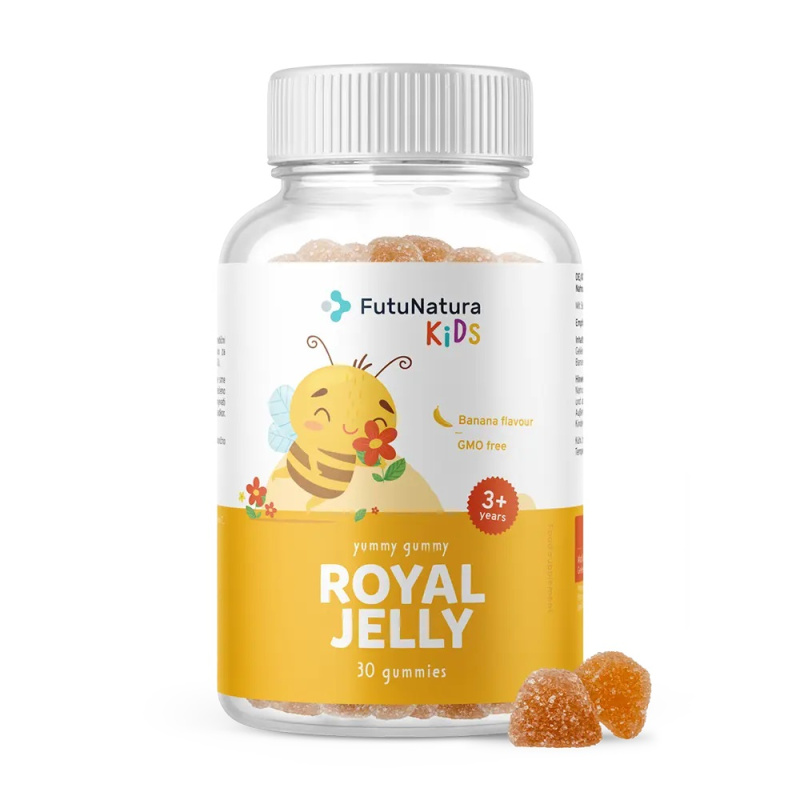 FutuNatura FutuNaturaKids ROYAL JELLY – Gumové bonbony pro děti s mateří kašičkou, 30ks