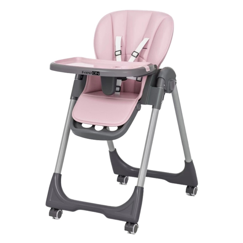 Freeon jídelní židlička kai pink
