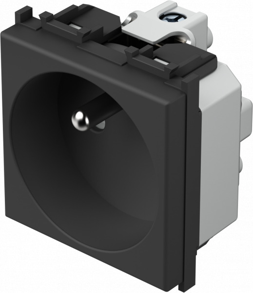 TEM VM40SB-U ZÁSUVKA FRANCOUZSKÁ+KS 2P+E 16A 250V~ 2M SB