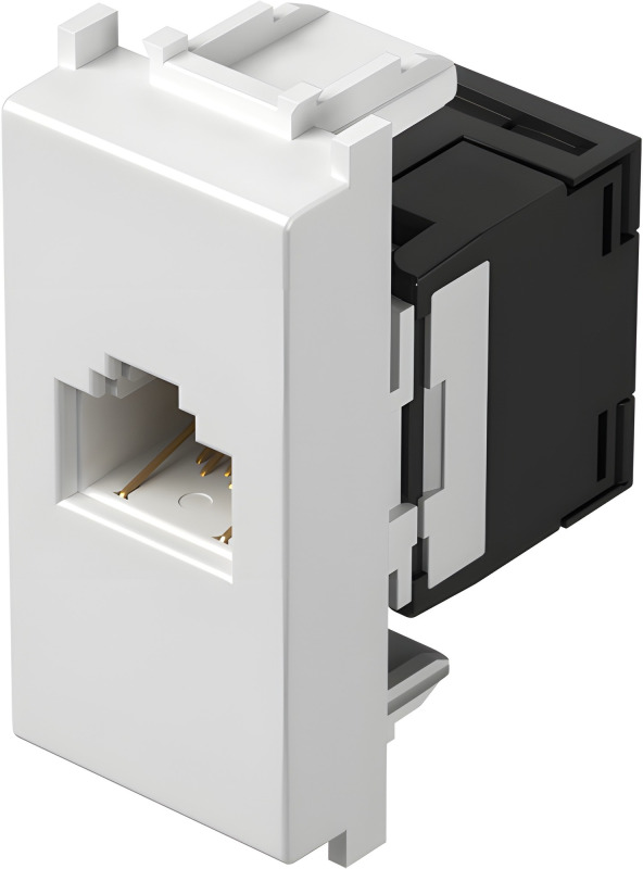 TEM KM39PW-U ZÁSUVKA KS CAT6 SCH RJ45 8/8 1M