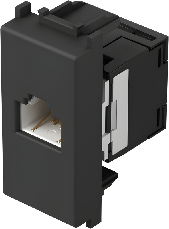 TEM KM39SB-U ZÁSUVKA KS CAT6 SCH RJ45 8/8 1M