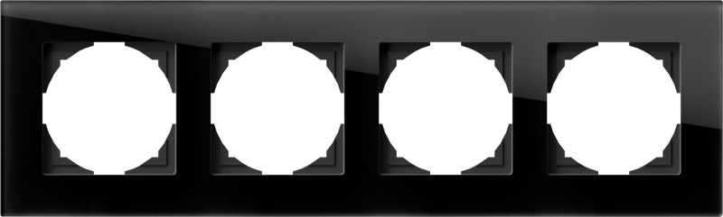 TEM RÁMEČEK PRIME 4 GD sklo černé