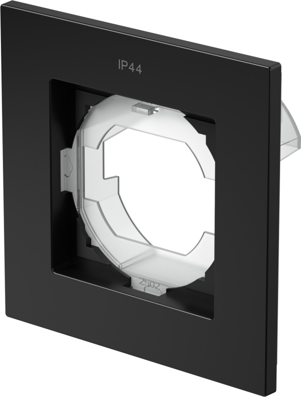 Sada příslušenství IP 44 ke spínačům TEM Logiq černá