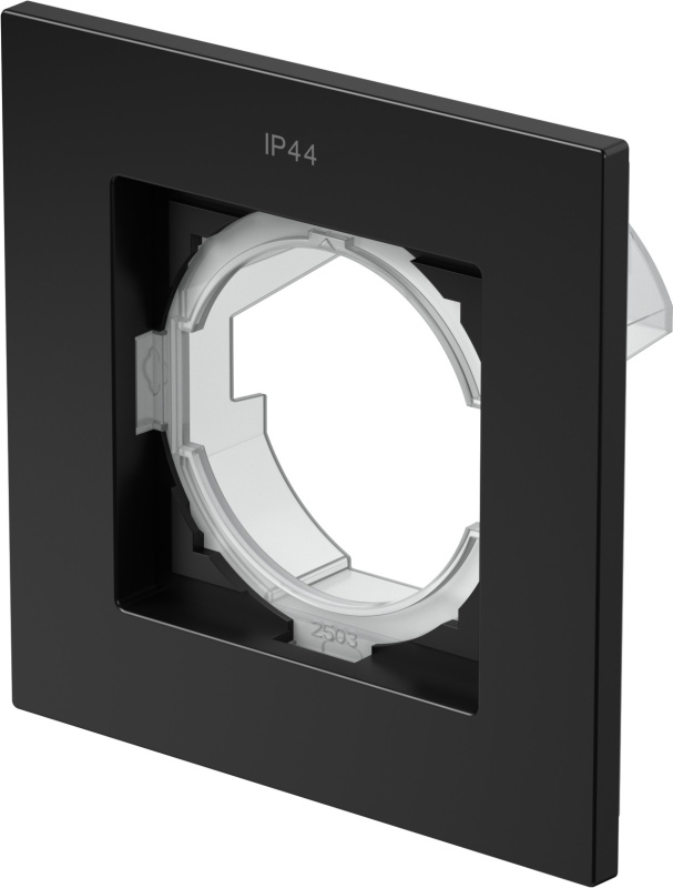 Sada příslušenství IP 44 k zásuvkám TEM Logiq černá