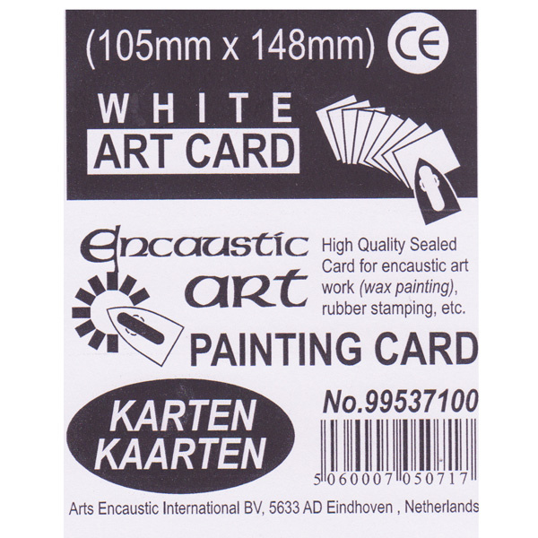 Karton A6 na Enkaustiku bílý (20ks)