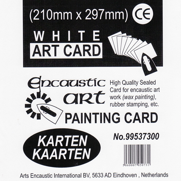 Karton A4 na Enkaustiku bílý (10ks)