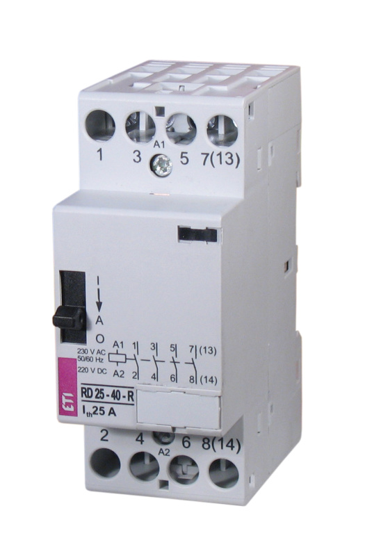 Stykač ETI R 25-04-R-230V AC