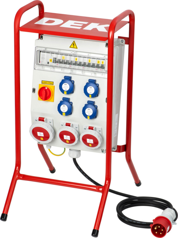Rozvaděč staveništní s přívodem a fakturačním elektroměrem DEK DEK16S RCD 4/3 16/32/VYP/P/E B
