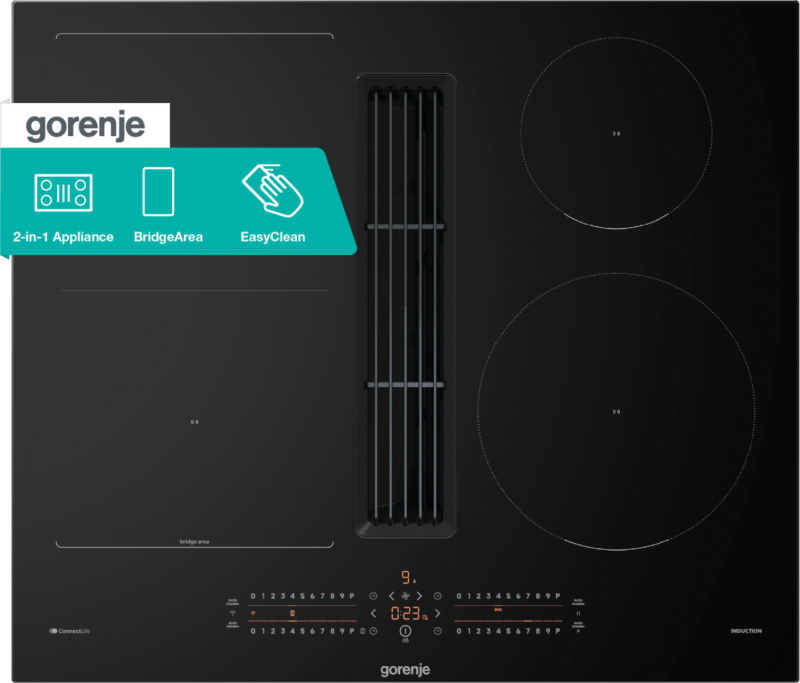 Gorenje Indukční deska s integrovaným odsavačem - GEH6432BSCWF