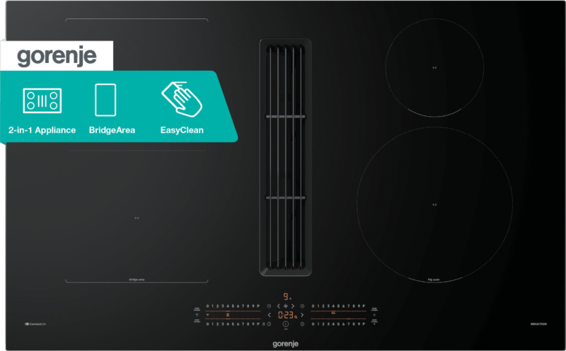 Gorenje Indukční deska s integrovaným odsavačem - GEH8432BSCWF