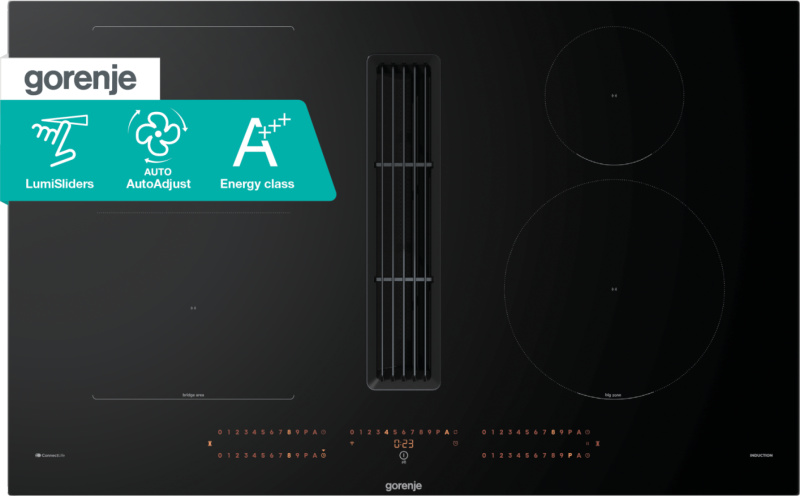 Gorenje Indukční deska s integrovaným odsavačem - GEH8433BSCWF