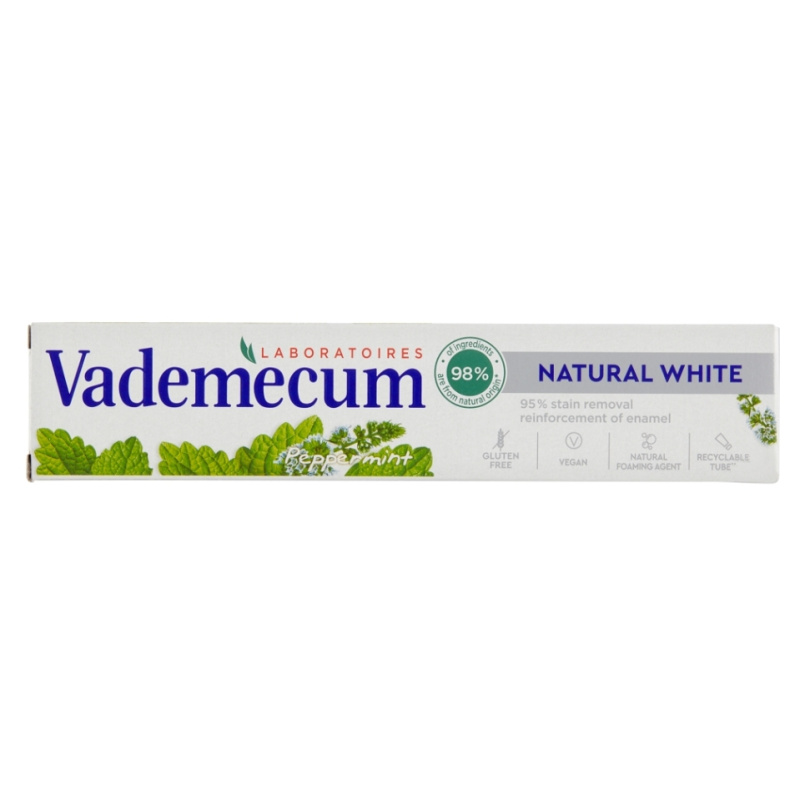 Vademecum Natural white zubní pasta pro bílé zuby