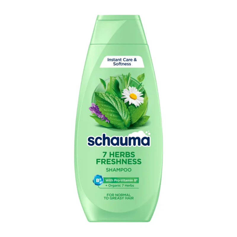 Šampon na vlasy Schauma - 7 Herbs, 400 ml