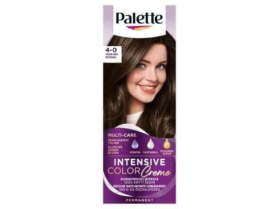 Schwarzkopf Palette Intensive Color Creme permanentní barva na vlasy odstín 4-0 N3 Medium Brown 1 ks