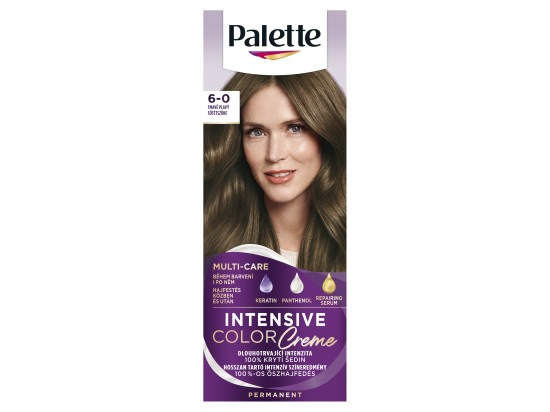 Schwarzkopf Palette Intensive Color Creme permanentní barva na vlasy odstín 6-0 (N5) Dark Blonde 1 ks