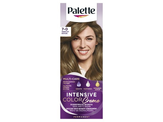 Schwarzkopf Palette Intensive Color Creme permanentní barva na vlasy odstín 7-0 N6 Medium Blonde 1 ks