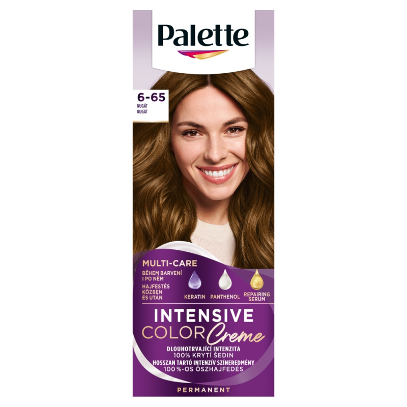 Schwarzkopf Palette Intensive Color Creme permanentní barva na vlasy odstín 6-65 (W5) Nougat 1 ks