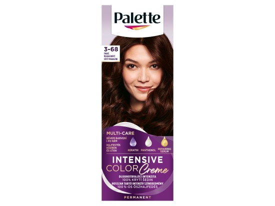 Schwarzkopf Palette Intensive Color Creme permanentní barva na vlasy odstín 3-68 R2 Dark Mahogany 1 ks