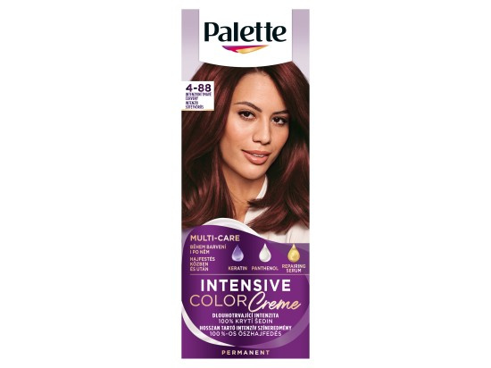 Schwarzkopf Palette Intensive Color Creme permanentní barva na vlasy odstín 4-88 (RF3) Intensive Dark Red 1 ks