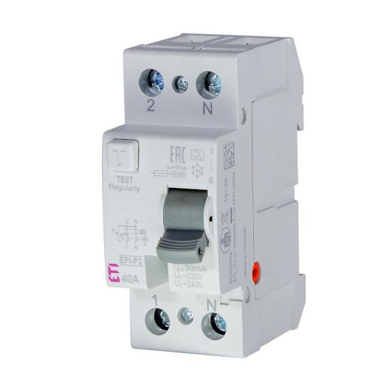 Chránič proudový ETI EFI6-P2 25/0.03