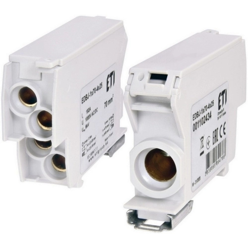 Distribuční blok ETI EDBJ-1x70-4x25  šedá 001102434