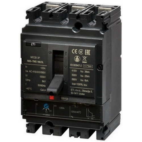Jistič ETI NBS-TMS 160/3L 125A 3P 004673008