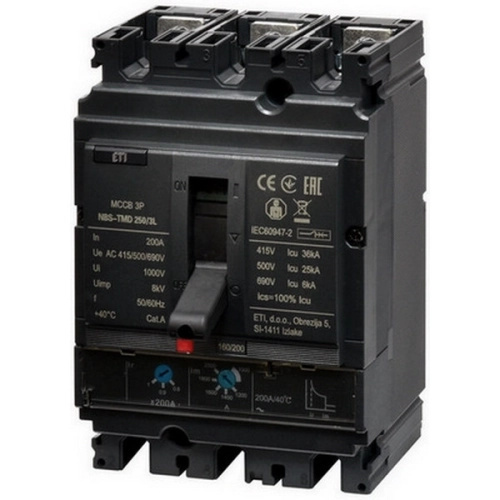 Jistič ETI NBS-TMD 250/3L 200A 3P 004673071