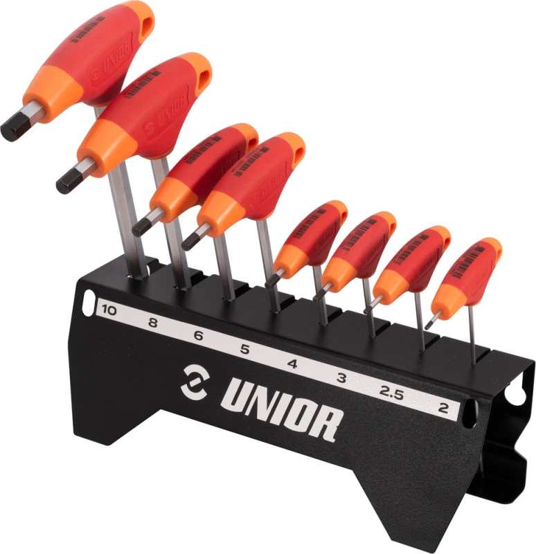 sada 8 inbusů UNIOR 2-10 s rukojetí