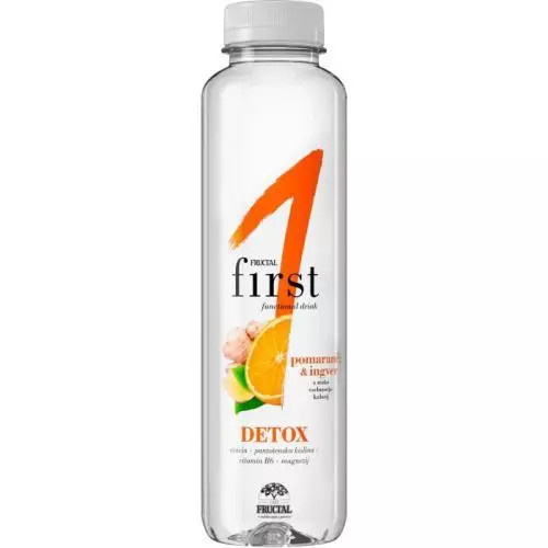 Fructal Detox Voda pomeranč a zázvor
