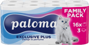 Paloma 3vrstvý toaletní papír Exclusive Soft Decor, 16 rolí