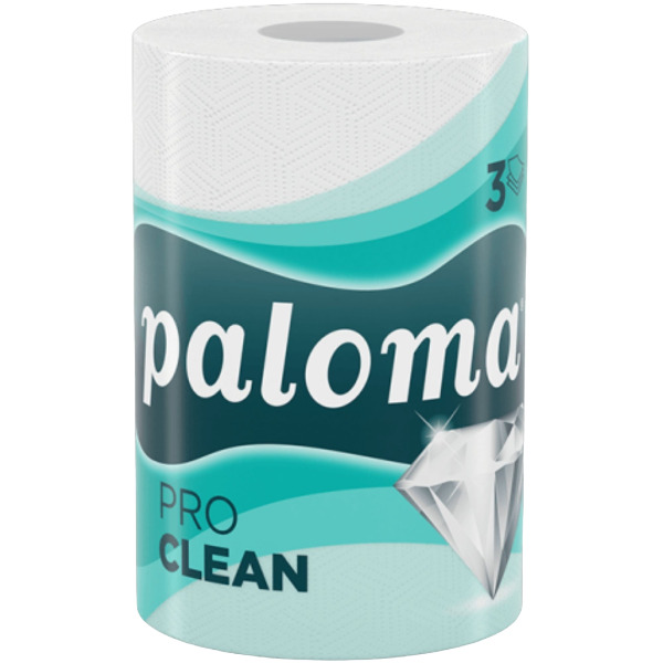 Paloma PRO Clean utěrky 3 vrstvy. 130ut.