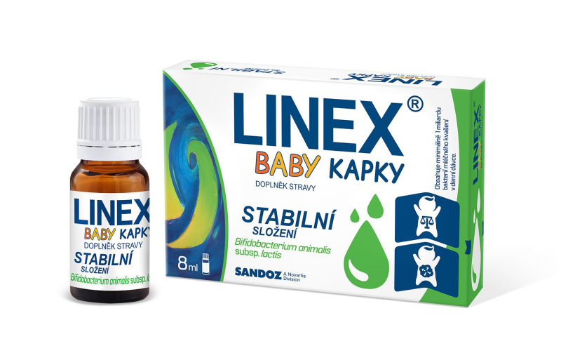 LINEX Baby kapky stabilní složení 8 ml