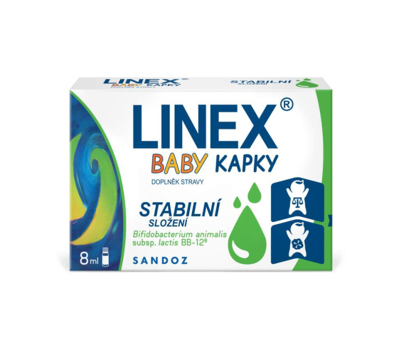 LINEX Baby kapky stabilní složení 8 ml
