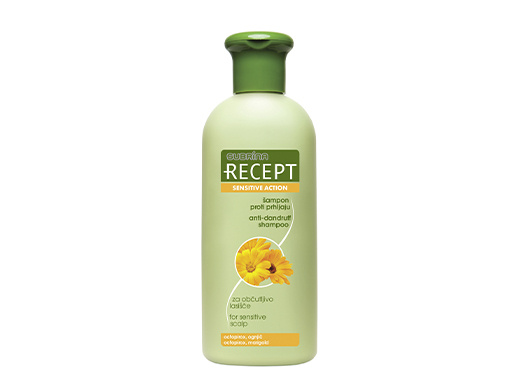 RECEPT Šampon pr.lupům 400ml na citlivou pok. SENSI. Subrina                     new 2013