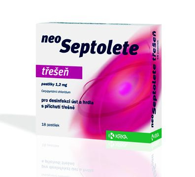 NEOSEPTOLETE Třešeň 1.2 mg 18 pastilek
