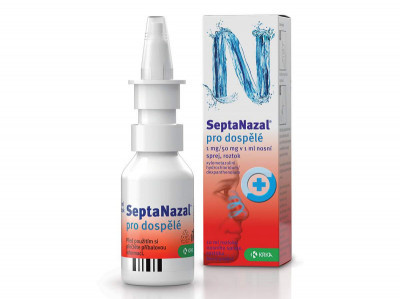 SEPTANAZAL 1 mg/ ml + 50 mg/ ml nosní sprej 10 ml