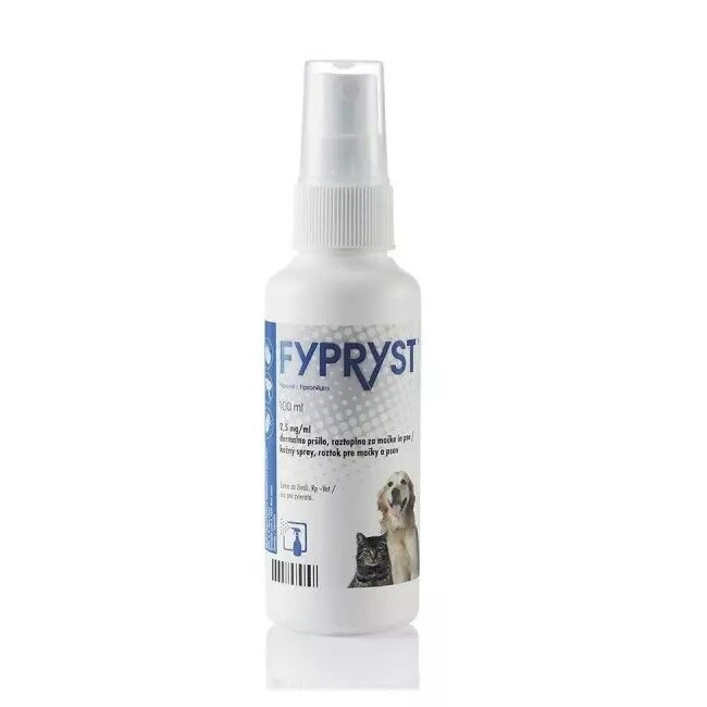 Antiparazitní sprej pro psy a kočky Fypryst sprej 100 ml