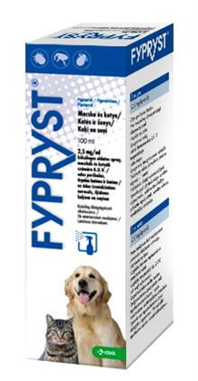 Antiparazitní sprej pro psy a kočky Fypryst sprej 100 ml
