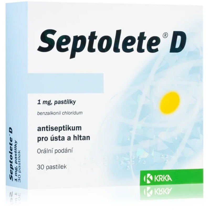 SEPTOLETE D II 1 mg 30 pastilek