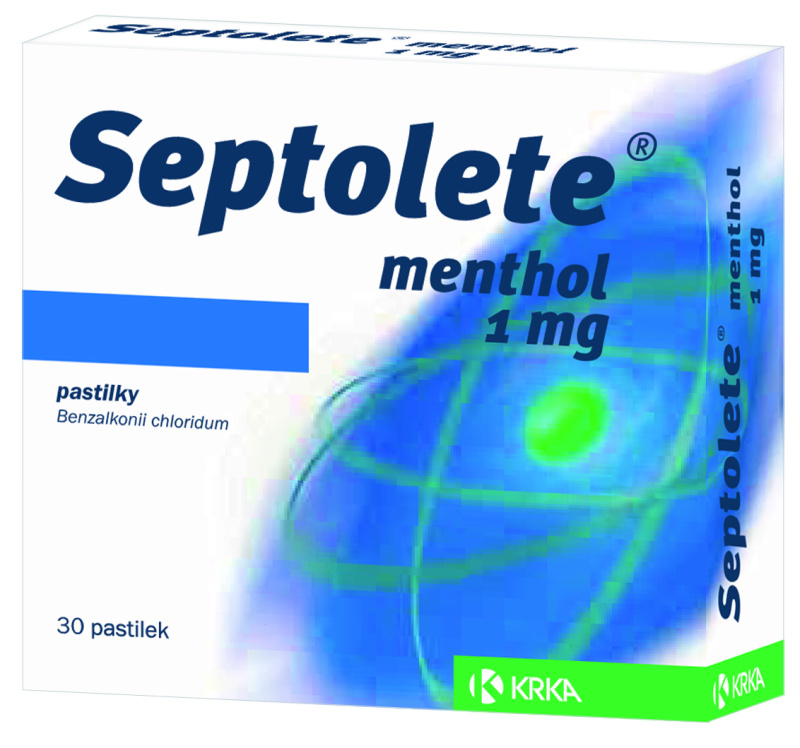 SEPTOLETE Menthol 30x1mg II pastilek