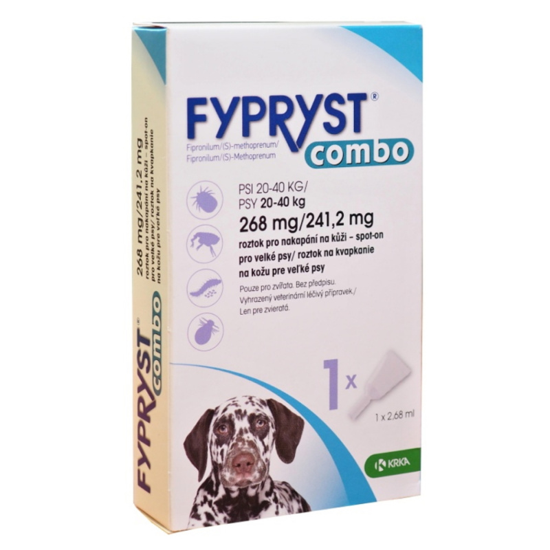 Antiparazitní pipety Fypryst Combo spot-on dog L do 40kg - VLP