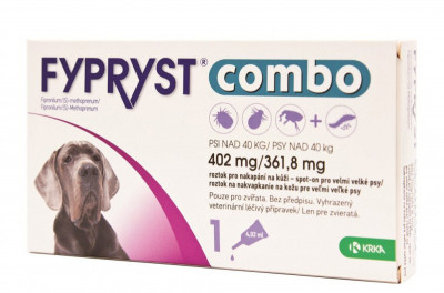 Antiparazitní pipety Fypryst Combo spot-on dog XL nad 40kg - VLP